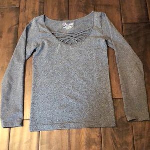 Suzette Collection Spider Cage Long Sleeve Top